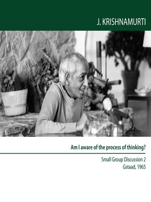 cover image of Am I Aware of the Process of Thinking?